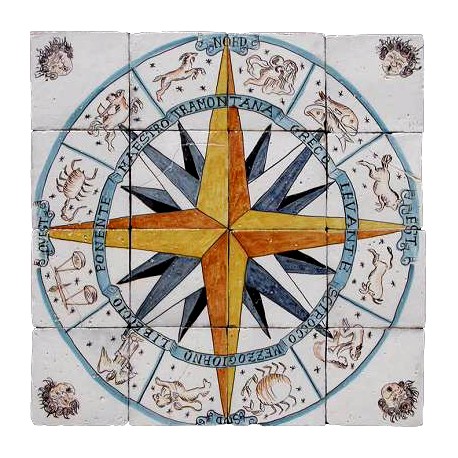 Winds rose panel 16 tiles