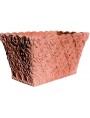 Terracotta rectangular flower pot