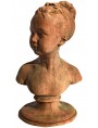 Louise Brongniart by Houdon - Child bust from Louvre