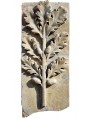 Stone bas-relief - Oak branch with acorns