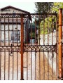 Garden Gate 200 cm large forged iron