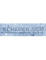 Ancient Zinc metal box SCHAFER brand vintage
