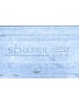 Antica cassetta metallica in ZINCO da officina marca SCHAFER