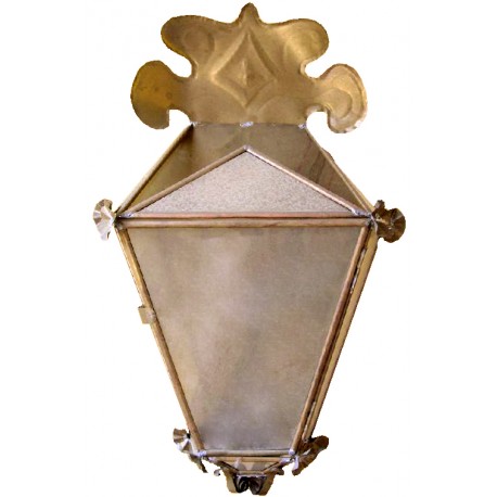 Lanterna Lucchese in ottone di Villa Buonvisi