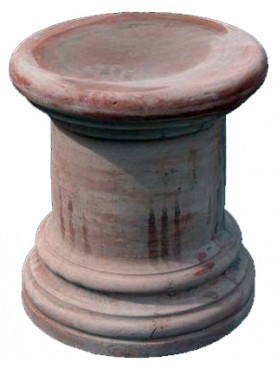 Terracotta Column for vases and statues H.47cms/Ø42cms