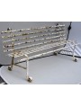 Wrought iron bench - 4 places - very strong