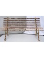 Ancient Wrought iron bench - 4 places