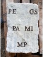 Epigraph in stone
