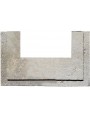 Franklin fireplace in refractory lava stone