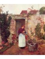 The Garden Door, Childe Hassam 1888