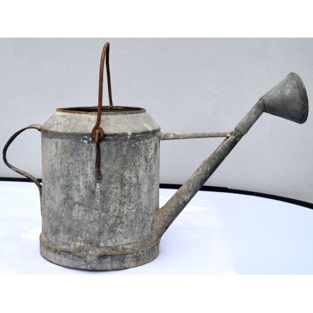 Ancient antique zinc watering can
