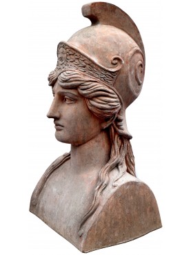 Our Athena in patinated terracotta