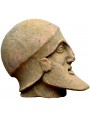 Terracotta head of the dying Warrior - Egina temple