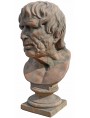 Testa / Busto in terracotta di Seneca