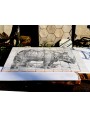 Pannello Rinoceronte del Durer - 70 piastrelle 15x15 cm