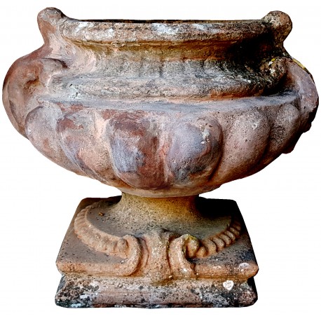 Originale antico vaso in terracotta