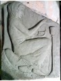 Throne Ludovisi relief right clay raw