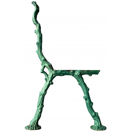 Ancient original cast iron bench legs