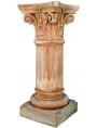 Colonnetta H.75cm/32x32cm corinzia grande in terracotta