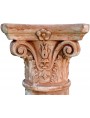 Terracotta Large Corinthian H.75cms 32x32cms column