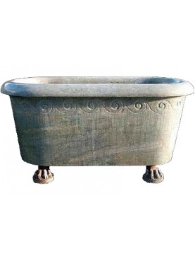 Stupenda gigantesca antica vasca in pietra