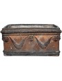 Ancient Festoon TERRACOTTA NEAPOLITAN box "VACCARELLA"
