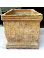 Antico Cassonetto a cestino Napoletano in terracotta