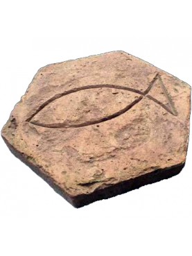 Terracotta hexagon