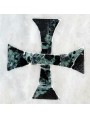 Marmetta antica in bianco e verde croce di Malta