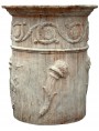 Cylindrical ornamental vase, copy of a Roman vase of the first century AD