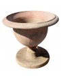 Vaso in terracotta ovale a calice antico toscano