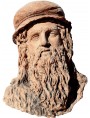 Leonardo da Vinci testa in terracotta