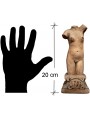 small Venus terracotta statue with base