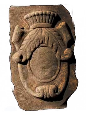 Copia di stemma nobiliare anonimo in pietra serena