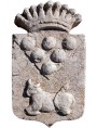 Medici's coat of arms in limestone