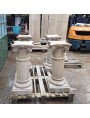 Four coated columns