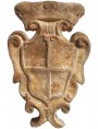 Varnished coat of arms