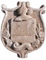 Cutted limestone coat of arms 450 €