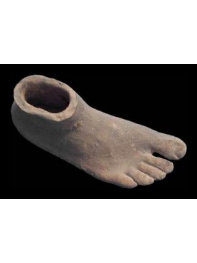 Foot in terracotta