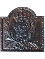 Cast iron fireback - insignia king of france