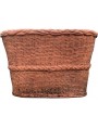 Great terracotta box from Impruneta - wicker design