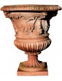 Pair of antique original Ricceri Impruneta vase