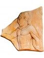 Bassorilievo in terracotta -copia di un frammento del Museo di Villa Giulia a Roma