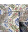 Ancient italian Majolica glazed tiles
