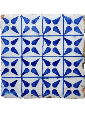 Ancient italian Majolica tile - Antica Tommaso Bruno