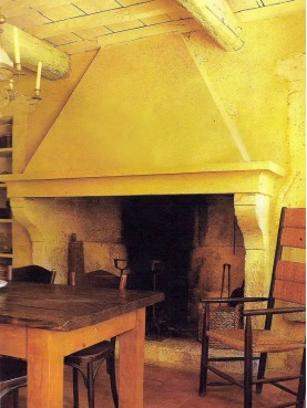 Gaetti stone kitchen Fireplace