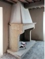 Mannucci Fireplace in limestone