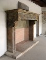 Perigord limestone fireplace