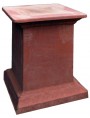 Terracotta Base H.61cms/45x45cms for vase and statue