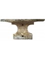 Tavolo in pietra da 4 m di lunghezza originale antico - tre gambe